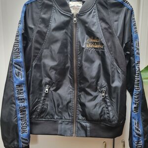 Harley‑Davidson 115th Anniversary Wind Jacket - Blue, Size Medium